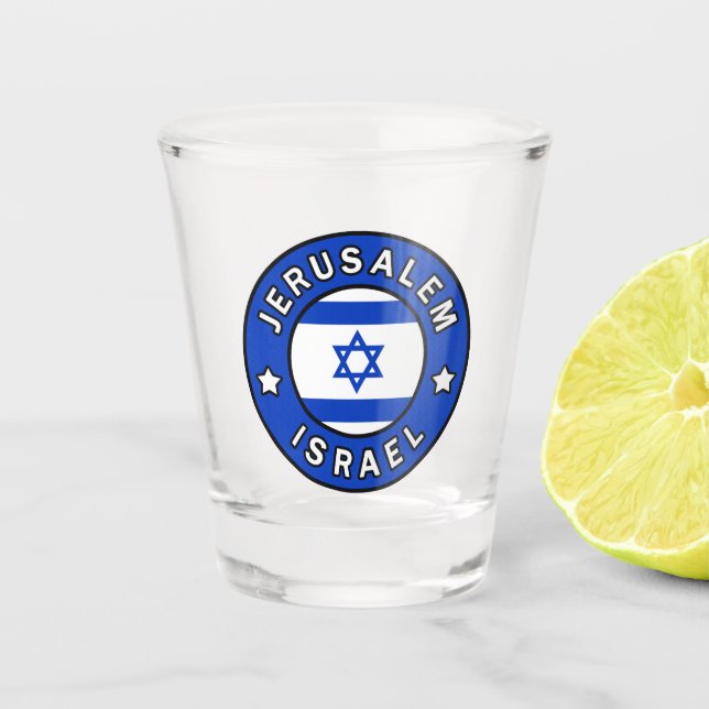 Vaso De Chupito Israel Jerusalén (Anverso)