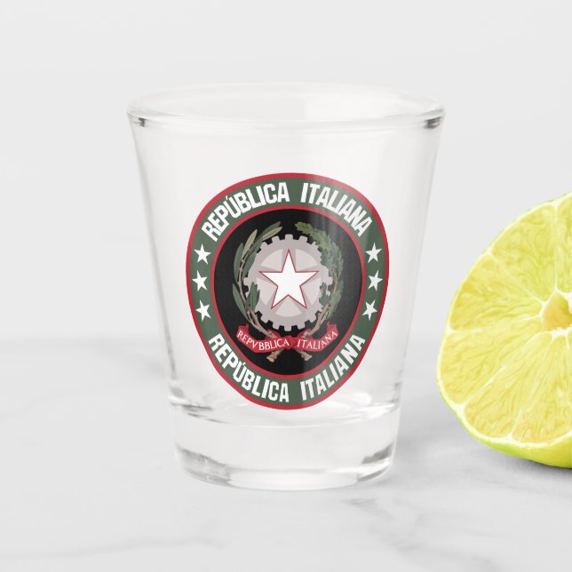 Vaso De Chupito Italia (Anverso)