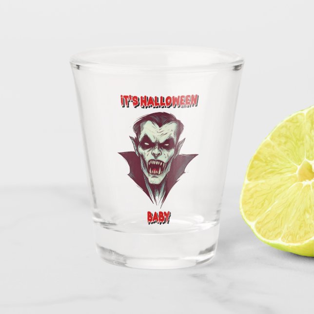 Vaso De Chupito "It's Halloween Baby : Le Vampire des Ténèbres" (Anverso)