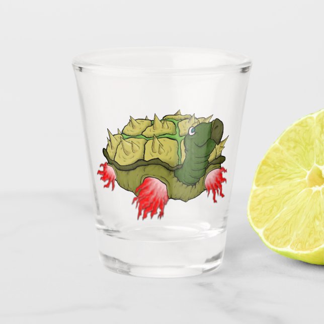 Vaso De Chupito Ja flame Turtle (Anverso)