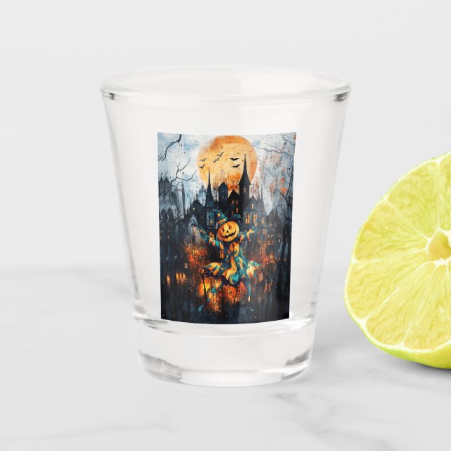 VASO DE CHUPITO JACK LANTERN NO PUEDE ESPERAR A HALLOWEEN (Anverso)