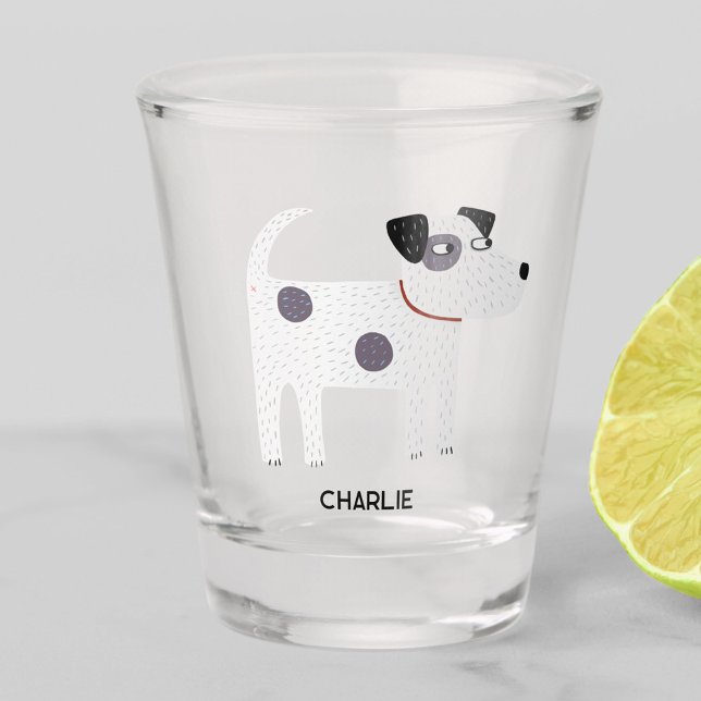 Vaso De Chupito Jack Russell Terrier Dog Personalizado (Subido por el creador)