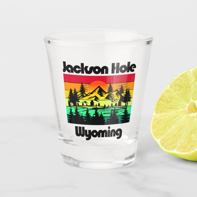 Vaso De Chupito Jackson Hole Wyoming (Anverso)