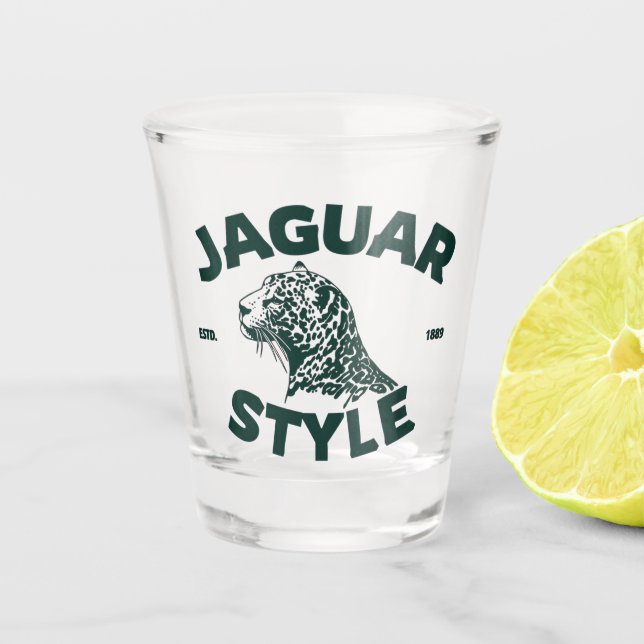 Vaso De Chupito Jaguar Shot Glass (Anverso)