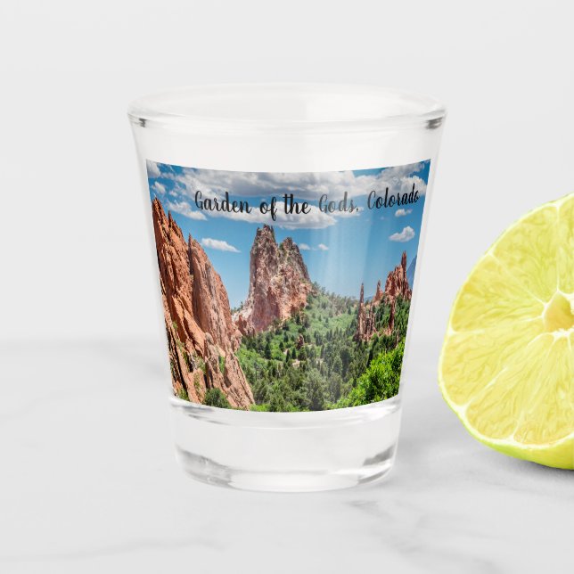 Vaso De Chupito Jardín de los Dioses (Anverso)