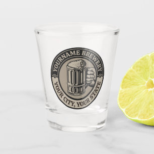 Vaso De Chupito Jarra grande personalizada de cervecería con el no