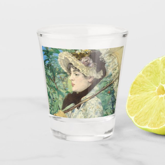 Vaso De Chupito Jeanne (primavera) Edouard Manet (Anverso)