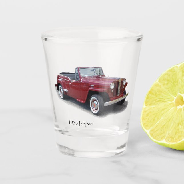 Vaso De Chupito Jeepster de 1950 (Anverso)