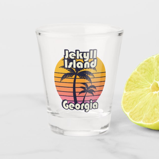 Vaso De Chupito Jekyll Island Beach Georgia (Anverso)