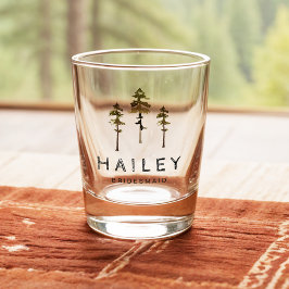 Vaso De Chupito JENNA Pine Tree Camp Mountain Bachelorette