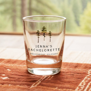 Vaso De Chupito JENNA Pine Tree Camp Mountain Bachelorette