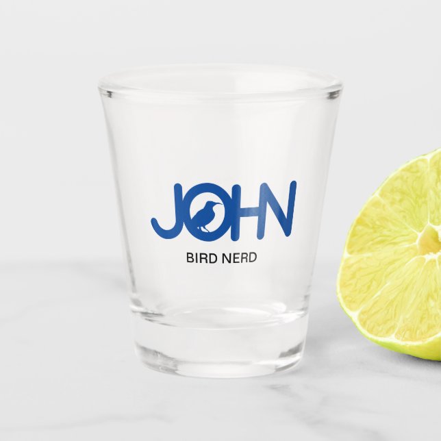 Vaso De Chupito John Bird Nerd (Anverso)