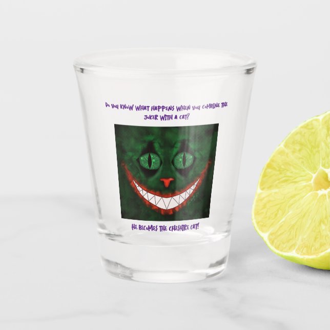 Vaso De Chupito Joker Cheshire (Anverso)