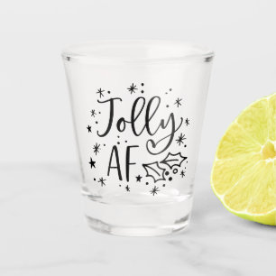 Vaso De Chupito Jolly AF Navidades divertidos tomando humor