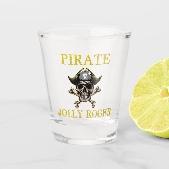 Vaso De Chupito JOLLY ROGER skull (Anverso)