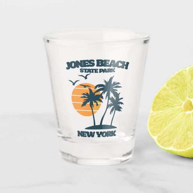 Vaso De Chupito Jones Beach Long Island New York (Anverso)