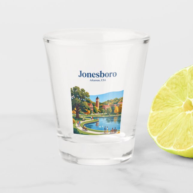 Vaso De Chupito Jonesboro EE. UU. (Anverso)