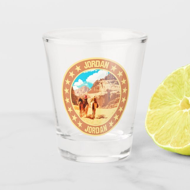 Vaso De Chupito Jordania (Anverso)