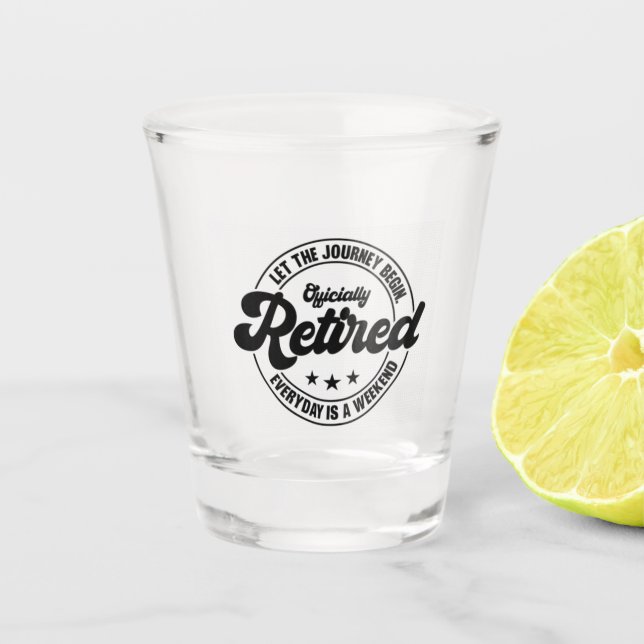 Vaso De Chupito Jubilación (Anverso)