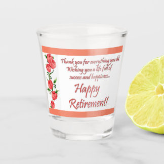 Vaso De Chupito Jubilación feliz