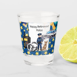 Vaso De Chupito Jubilación policial