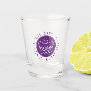 Vaso De Chupito Jubileo platino de Reina