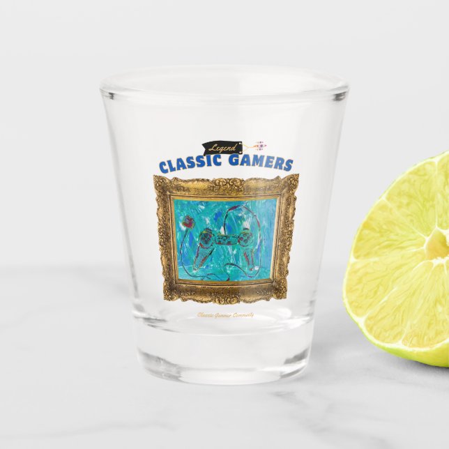 Vaso De Chupito Juego clásico de Guay para jugadores (Anverso)