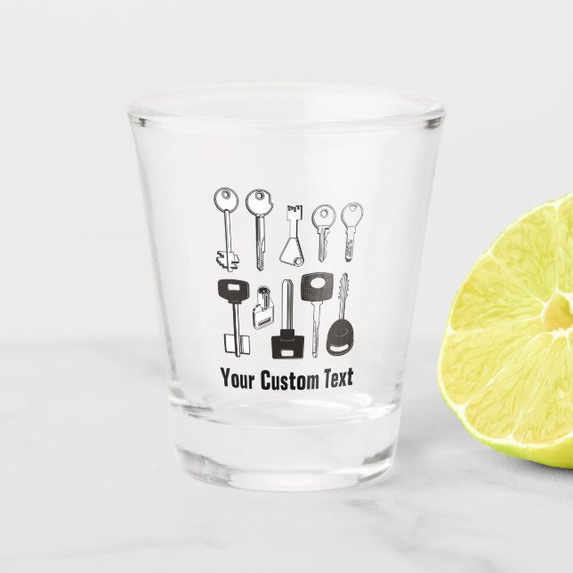 Vaso De Chupito Juego de Llaves (Anverso)