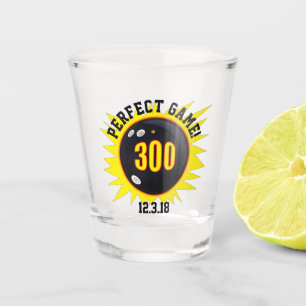 Vaso De Chupito Juego perfecto, negro y amarillo