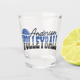 Vaso De Chupito Jugador de Voleibol Personalizado AGREGAR NOMBRE E