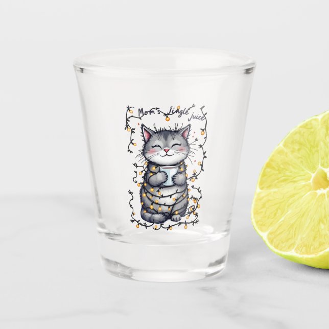 Vaso De Chupito Jugo de Campana de Mamá  (Anverso)