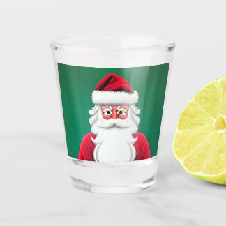 Vaso De Chupito Jugo de Navidades Vintage Santa Claus