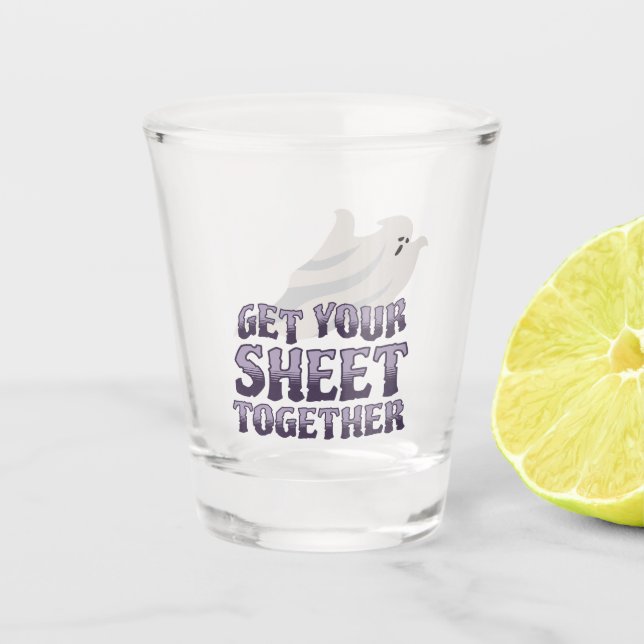 Vaso De Chupito Junte la hoja (Anverso)