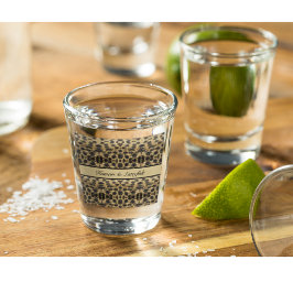 Vaso De Chupito KaleidoCheetah, personalizado