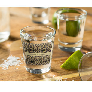 Vaso De Chupito KaleidoCheetah, personalizado