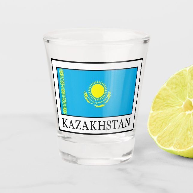 Vaso De Chupito Kazajistán (Anverso)
