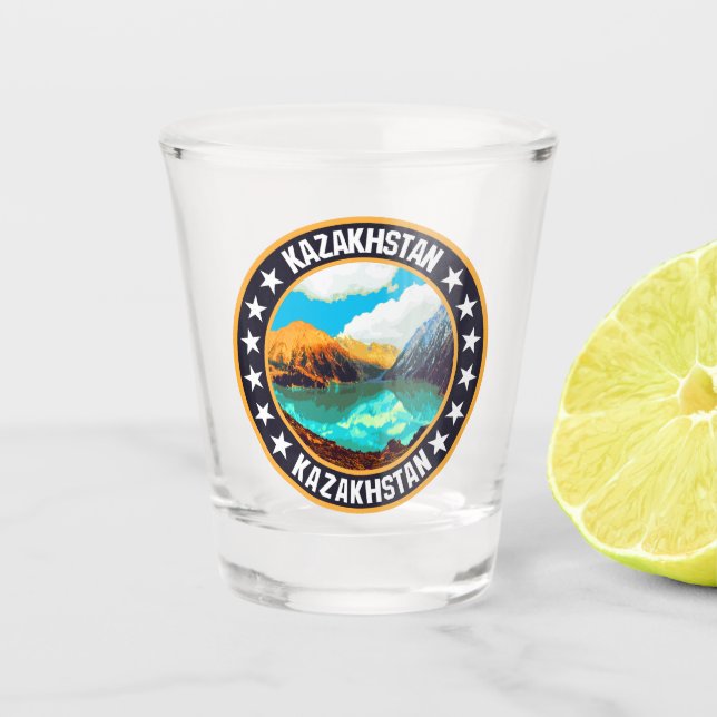 Vaso De Chupito Kazajistán (Anverso)
