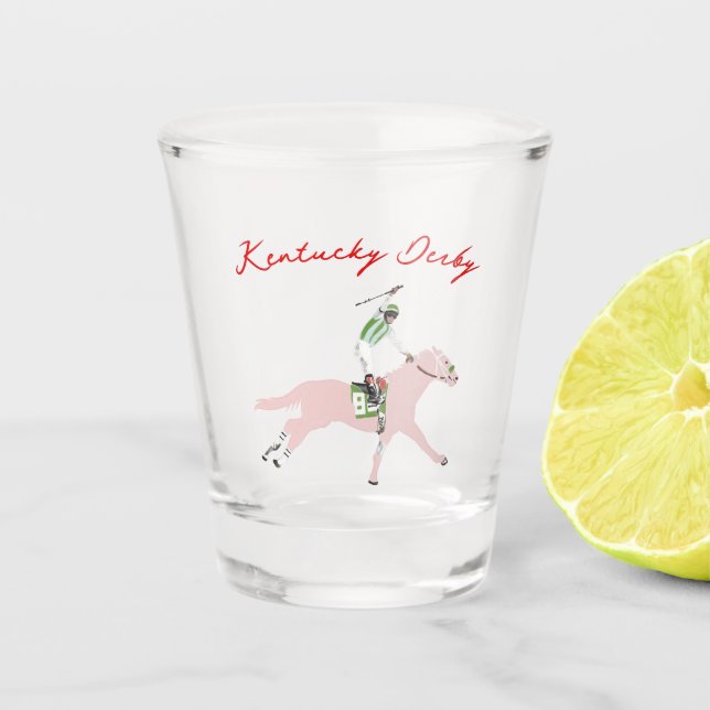 Vaso De Chupito Kentucky Derby Shot Glass (Anverso)