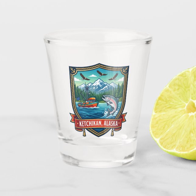 Vaso De Chupito Ketchikan, Alaska Alaska (Anverso)