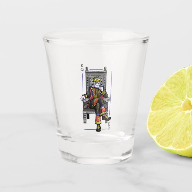 Vaso De Chupito King de la tarjeta (Anverso)