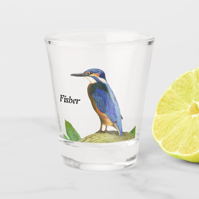 Vaso De Chupito Kingfisher (Anverso)