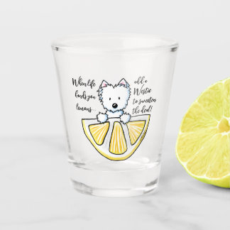 Vaso De Chupito KiniArt Westie Life Limones