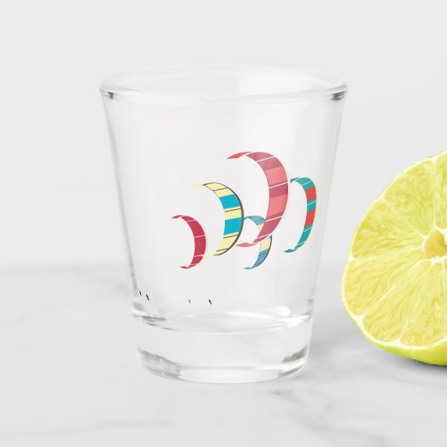 Vaso De Chupito Kite Surfing (Anverso)