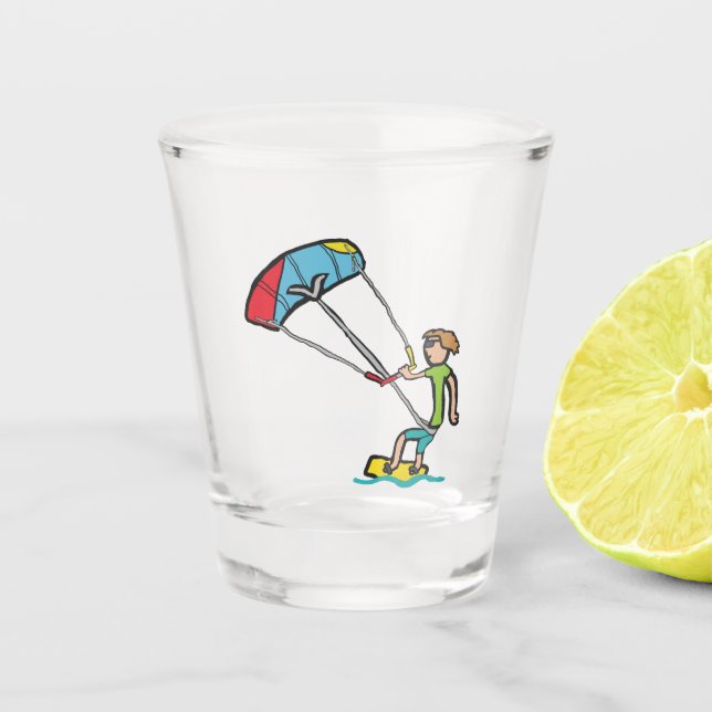 Vaso De Chupito Kiteboarding (Anverso)