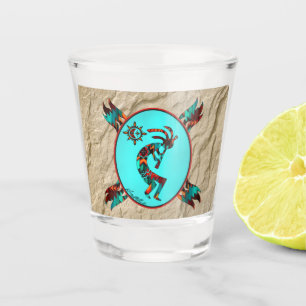 Vaso De Chupito Kokopelli, Al Suroeste Del País, Y Vidrio Solar Di
