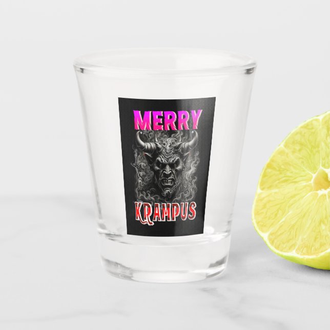 Vaso De Chupito Krampus Alegre (Anverso)