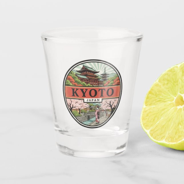 Vaso De Chupito Kyoto Japan Travel Yasaka Shrine (Anverso)
