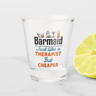 Vaso De Chupito La camarera como terapista pero más barata