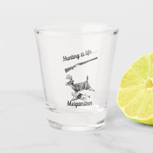 Vaso De Chupito La caza personalizada es un robo de vida