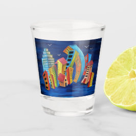 Vaso De Chupito La ciudad flotante